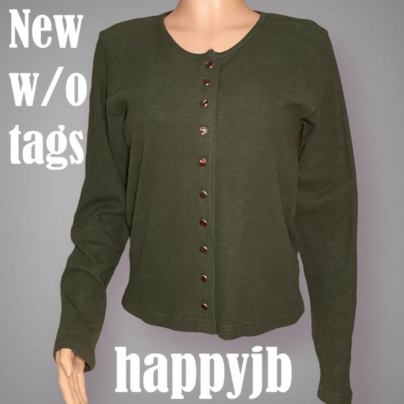 NWOT Vintage Baxter & Wells Petite Knit Top Size MP - Picture 2 of 10